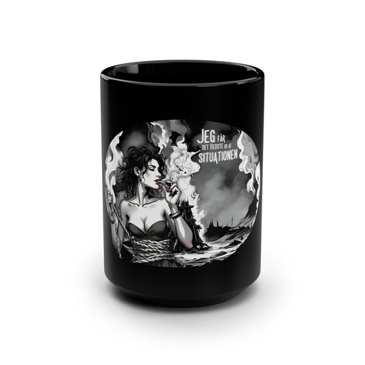 Få det bedste ud af situationen sort opvaskeregnet krus.