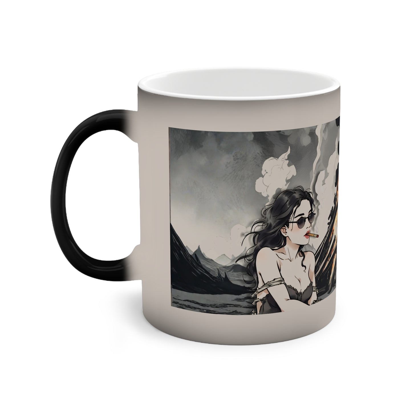 Farveskiftende krus, der viser temperaturen til dit miljø