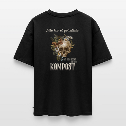 Alle har et potentiale Unisex oversized økologisk T-shirt - sort