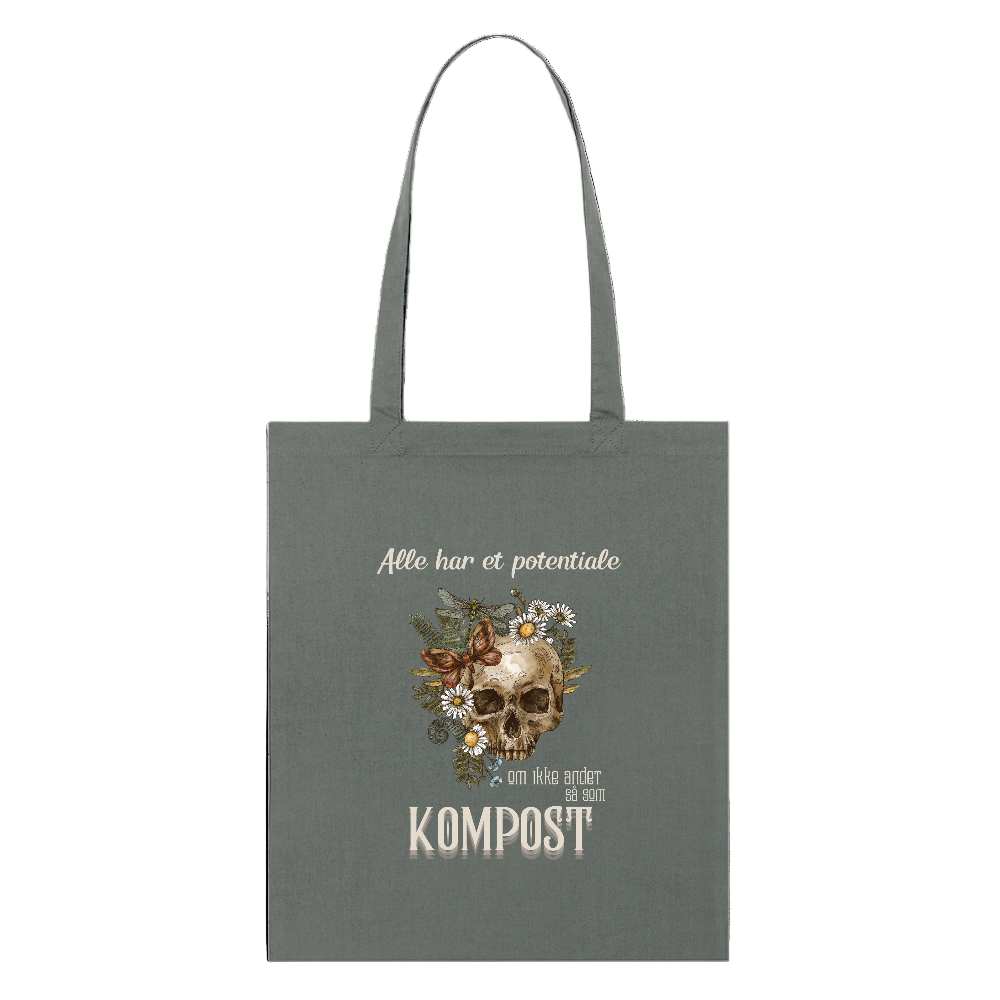 alle har potentiale økologisk mulepose - charcoal