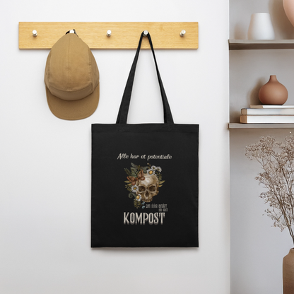 alle har potentiale økologisk mulepose - sort