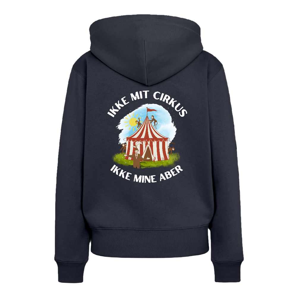 Dame Premium hættetrøje - navy