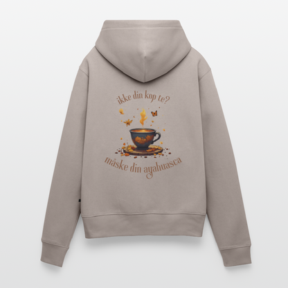 Ikke din kop te Dame hættetrøje - gråbrun