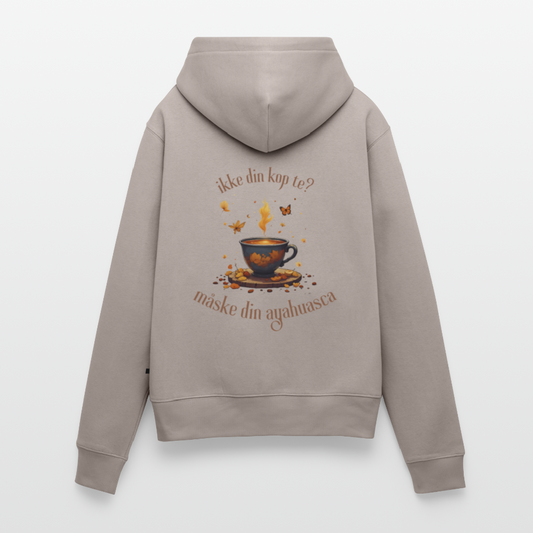 Ikke din kop te Dame hættetrøje - gråbrun