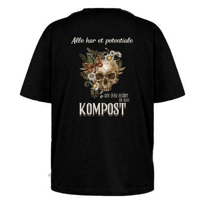 Alle har et potentiale Unisex oversized økologisk T-shirt - sort