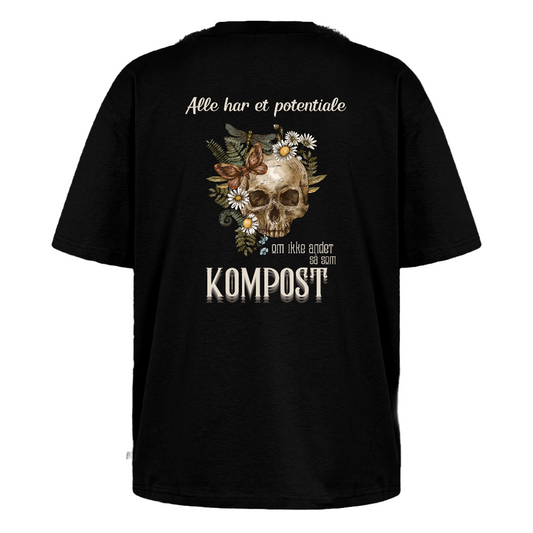 Alle har et potentiale Unisex oversized økologisk T-shirt - sort