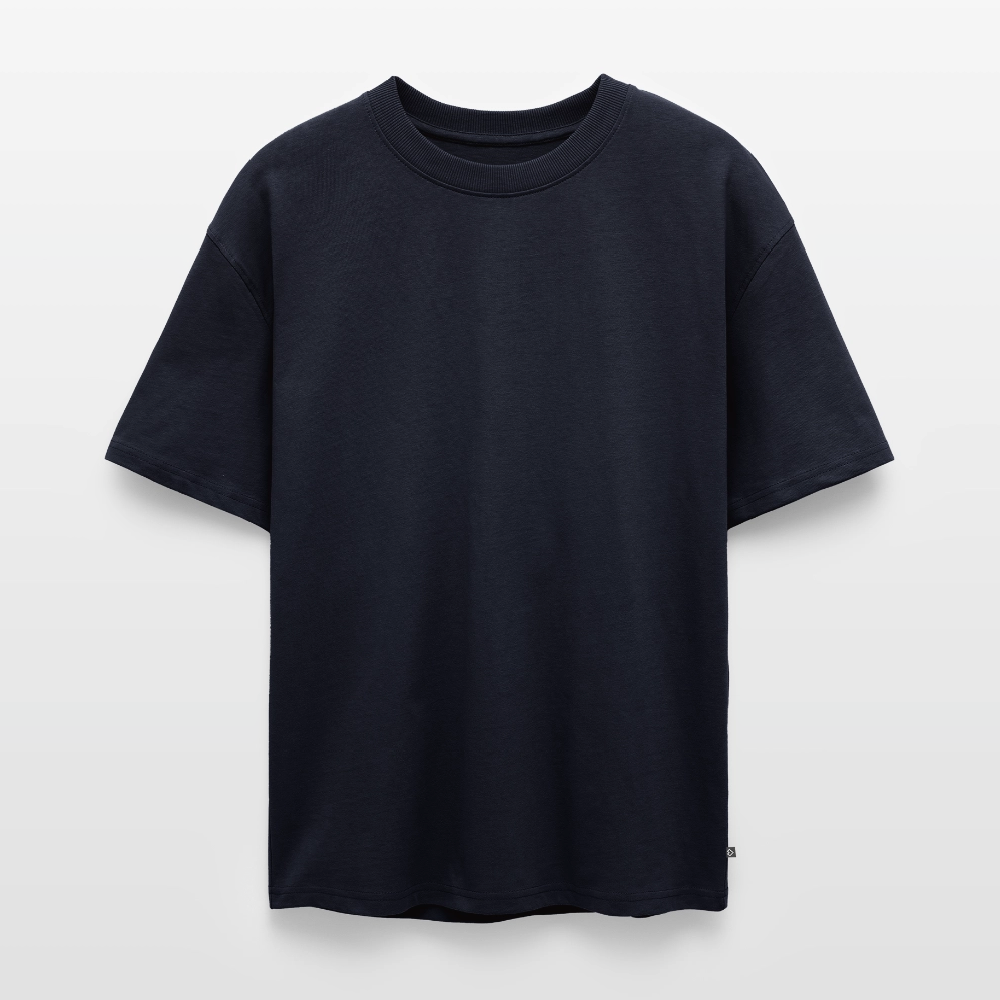 Alle har et potentiale Unisex oversized økologisk T-shirt - navy
