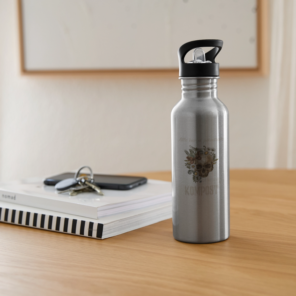 bæredygtighed i en Drikkeflaske - lys sølv