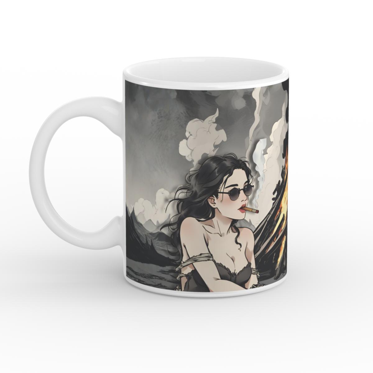 glansfuld krus med plads til 325 ml flydende attitude