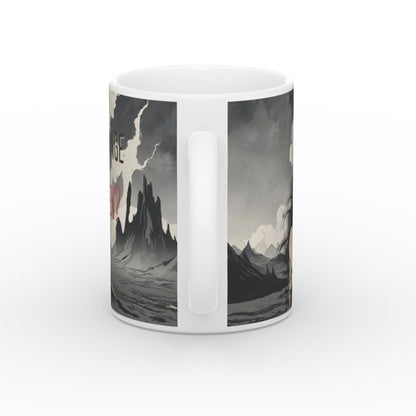 glansfuld krus med plads til 325 ml flydende attitude